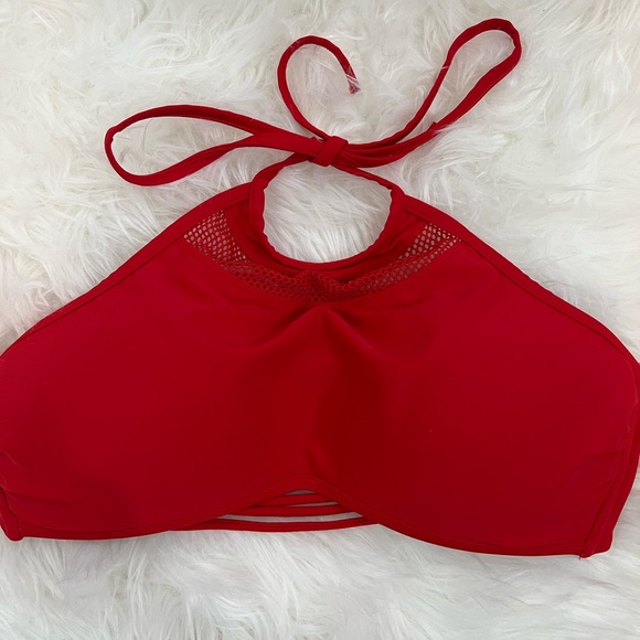 Vibrant red two piece bikini. Brand: TiNiBiKiNi - Picture 6 of 8